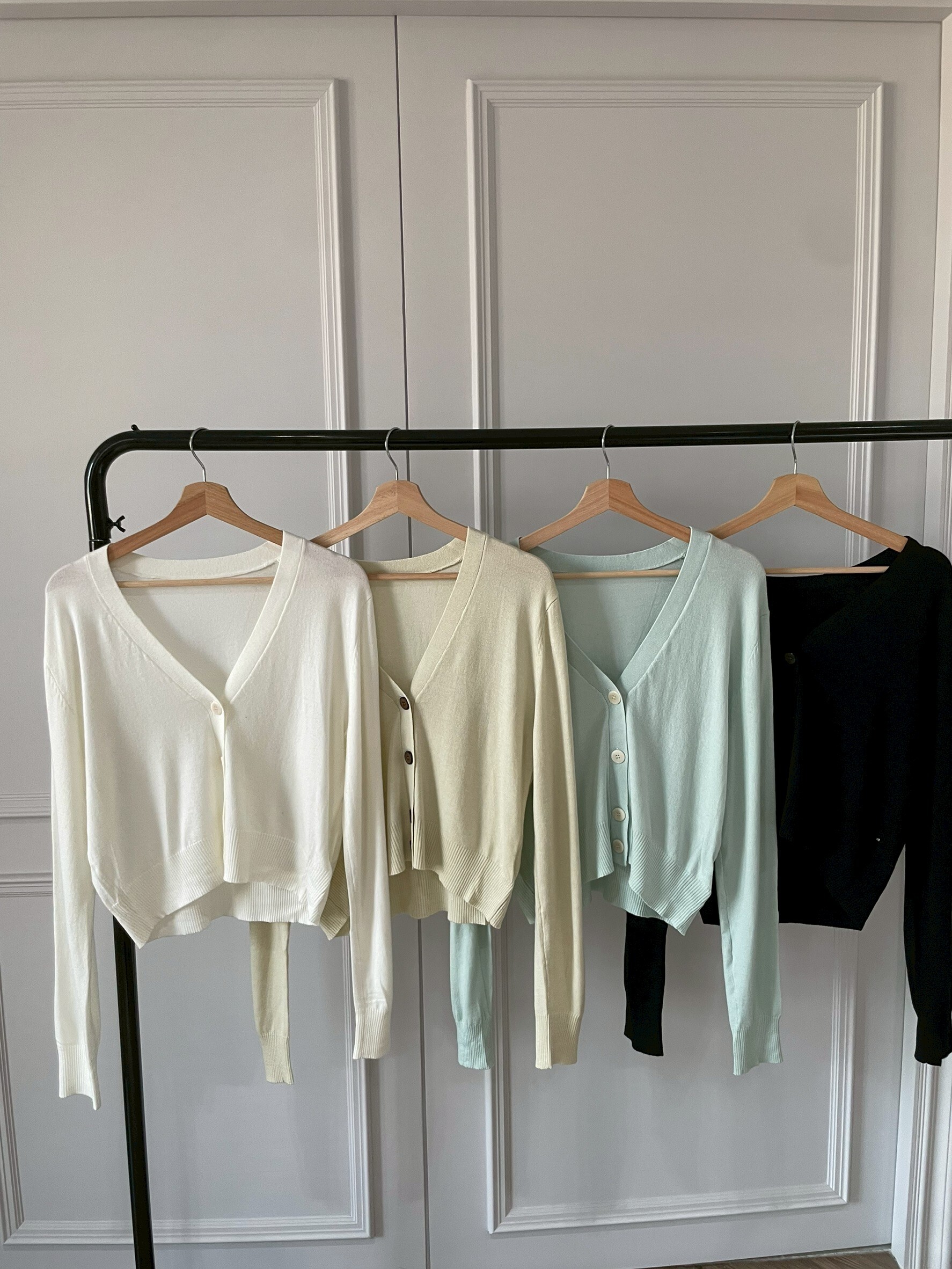 #AM67 夏天必收質感針織外套(白/黃/藍/黑)