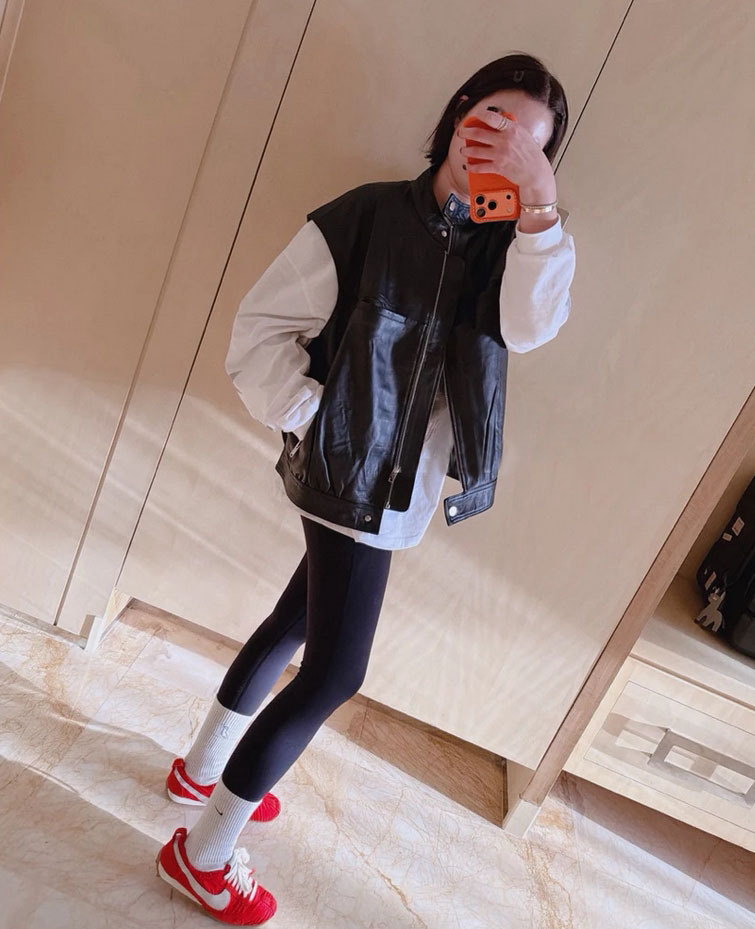 ᴴᴼᵀ ▸▸店長推薦◃◃ 春夏新款/真皮皮背心 MANIFEST正韓🇰🇷