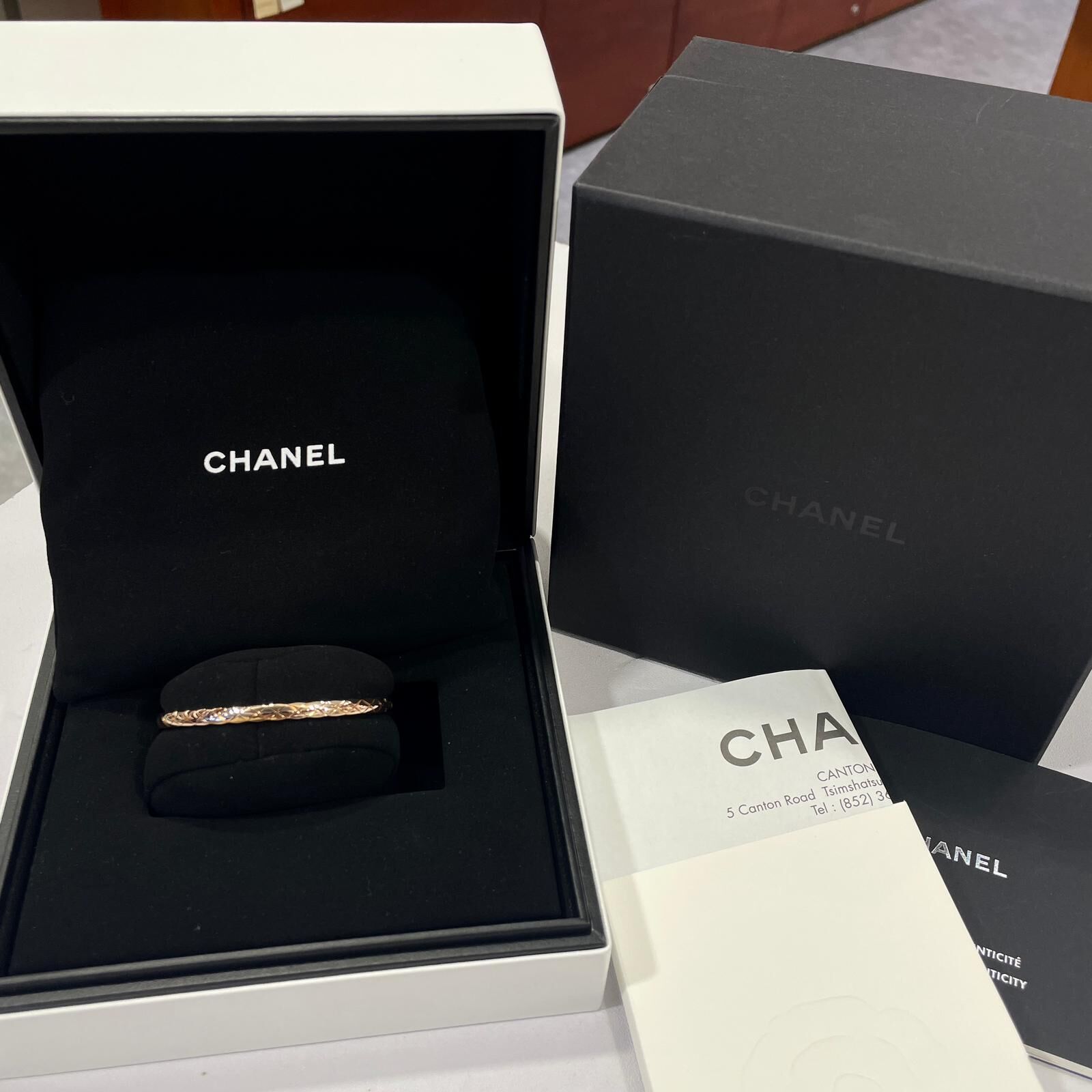 全新CHANEL BRACELET  J12324 COCO CRUSH XS 18K米金MINI #香奈兒手鐲 #BRAND NEW #香榭站正品
