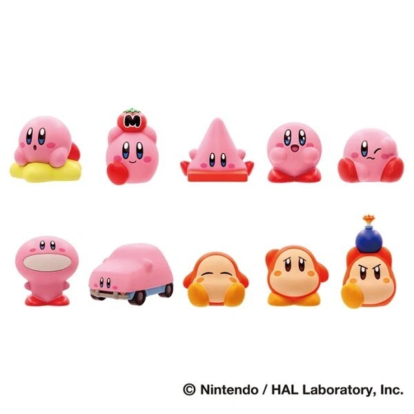 Nintendo Ensky Kirby Soft Vinyl Puppet Mascot 2 (10pcs/box) 693091