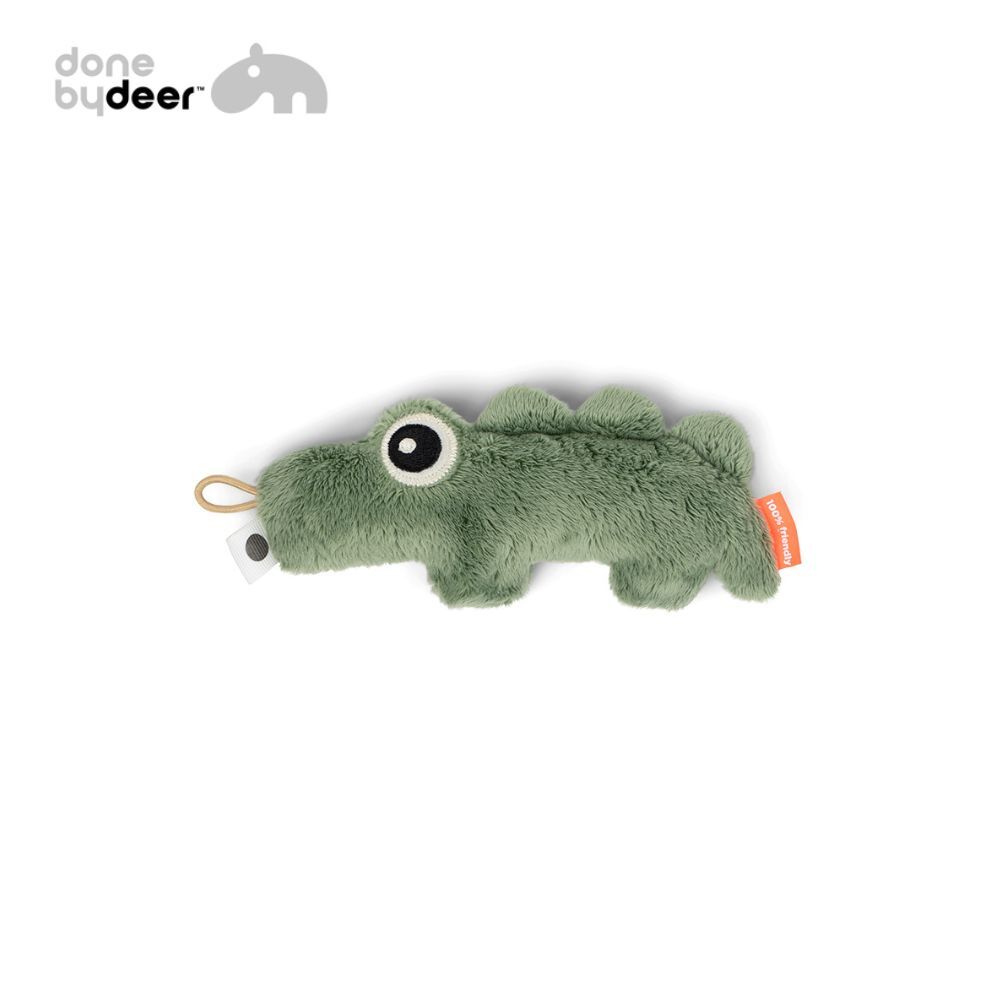 安撫搖鈴【綠色鱷魚Croco】-丹麥Done by deer