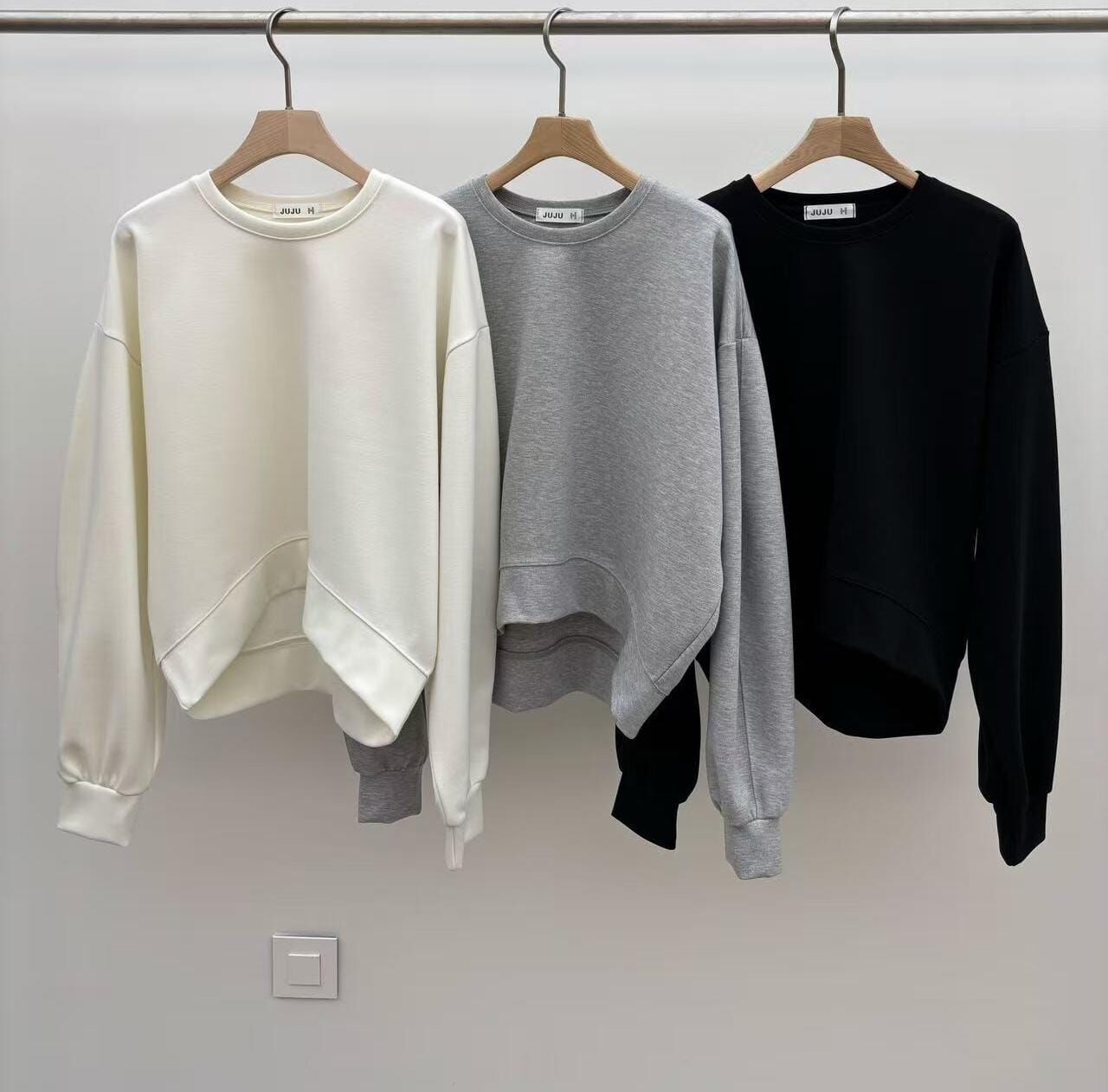 JU6028 蓬鬆空氣層休閒衛衣