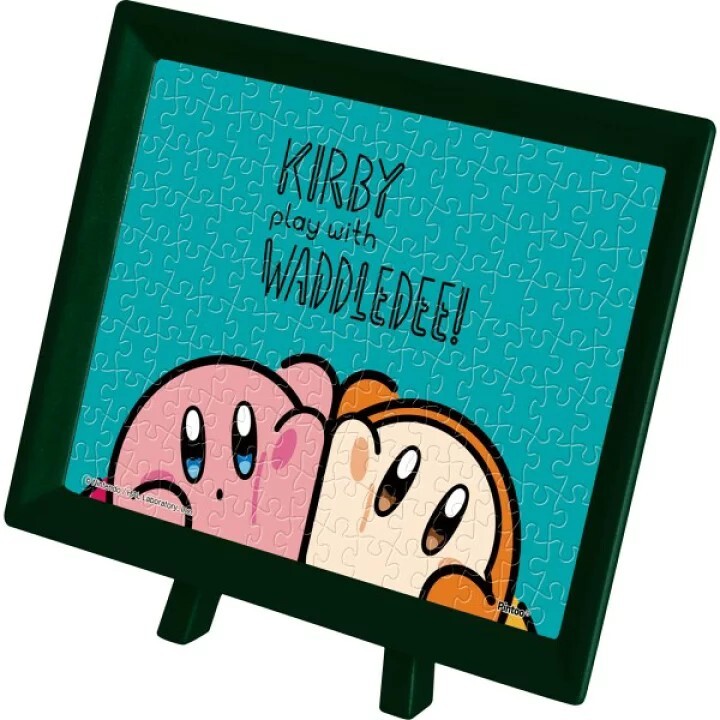 Nintendo Ensky Kirby Bean Puzzle Kirby play with Waddle Dee (Main Visual)528393