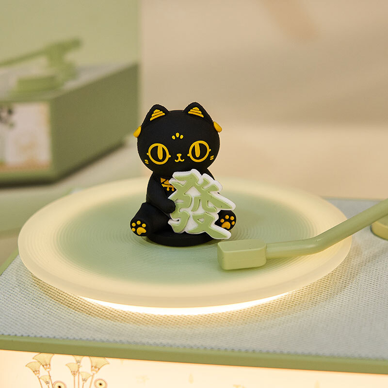 大英博物館｜安德森貓和她的朋友們系列｜萌貓發財香薰仿黑膠唱片機藍牙音響