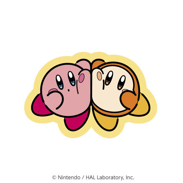 Nintendo Ensky Kirby Rubber Clip Kirby play with Waddle Dee ③ Best friends716424