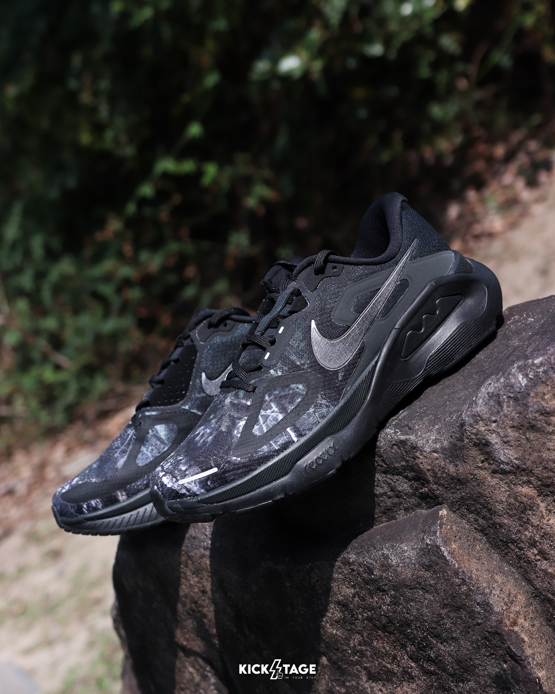 男鞋 NIKE STRUCTURE PLUS CM 黑迷彩 印花 緩震 回彈 支撐 慢跑 運動鞋【IM3987-001】