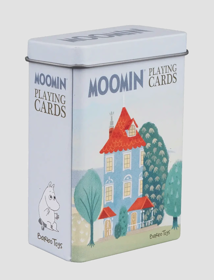 『MooMIN』撲克牌（鐵盒）房子 紙牌遊戲