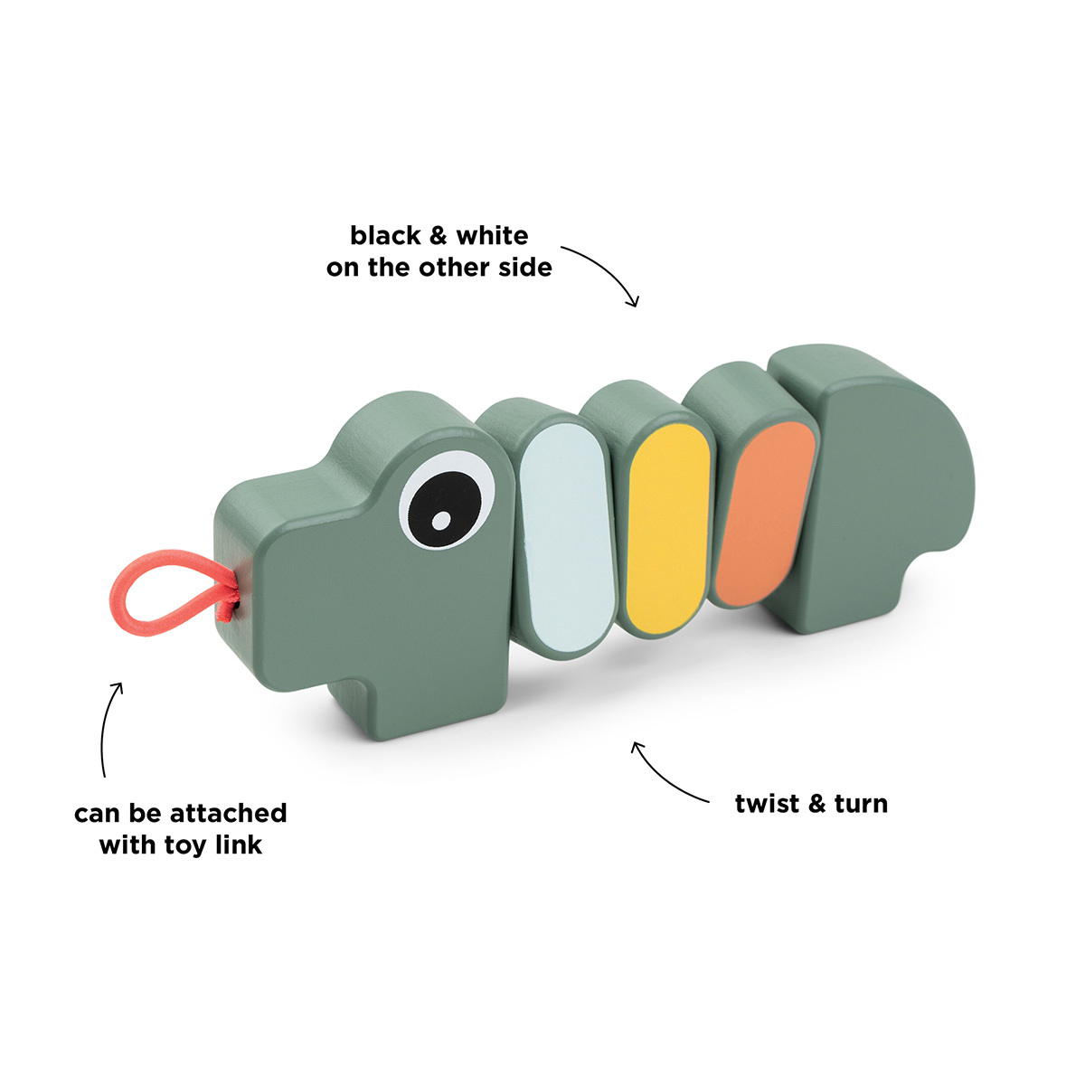 統感玩具【木製小鱷魚翻翻樂】-丹麥Done by deer