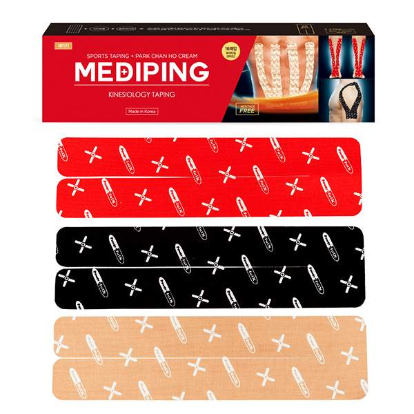 XC128 PowerfulX - Mediping 10秒輕鬆貼布 16ea Y字加闊型 (適用大小腿、腰) EXP:2027-10-15