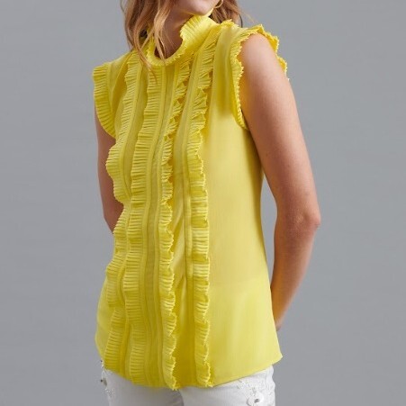 1AF0323-199 [ANNE FONTAINE] Vinny Shirts Blouses Blasingyell #P20F055312 (EU)