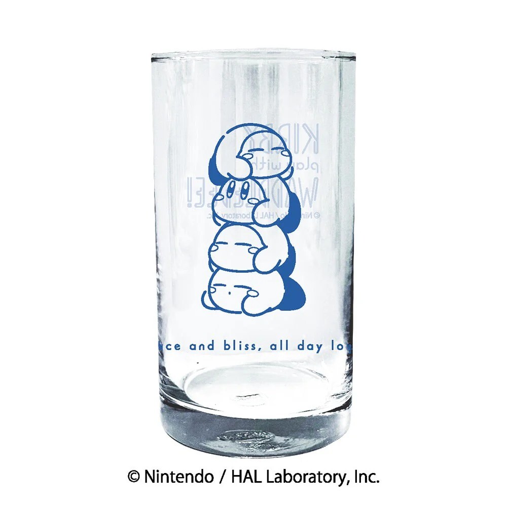 Nintendo Twincre Kirby Glass Kirby plays with Waddle Dee E style 540534
