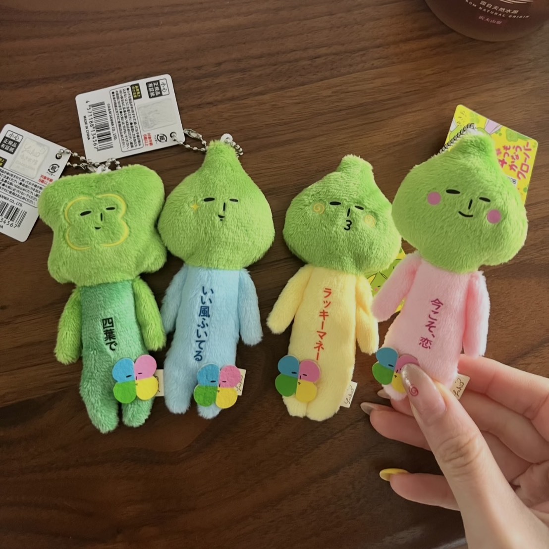 (預購）日本Yukio幸運四葉草系列 娃娃 吊飾