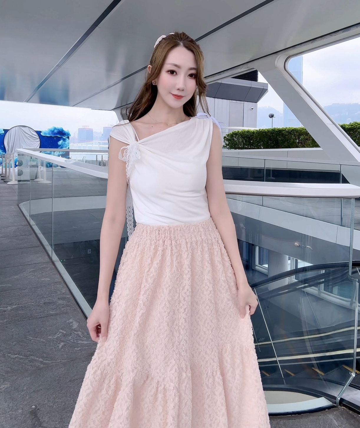 *BJ2 MADE SERIES* THE SOFT WOVEN DREAMSCAPE SKIRT  260128 0803a