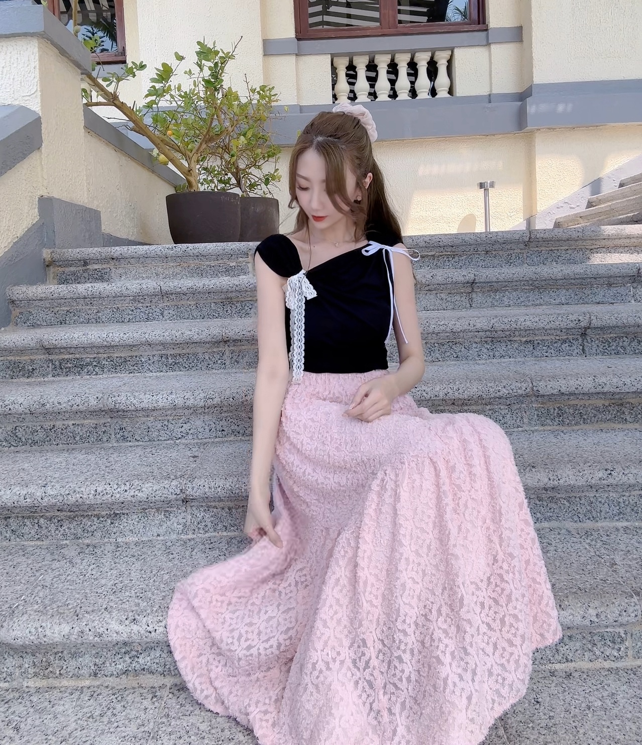 *BJ2 MADE SERIES* THE SOFT WOVEN DREAMSCAPE SKIRT  260128