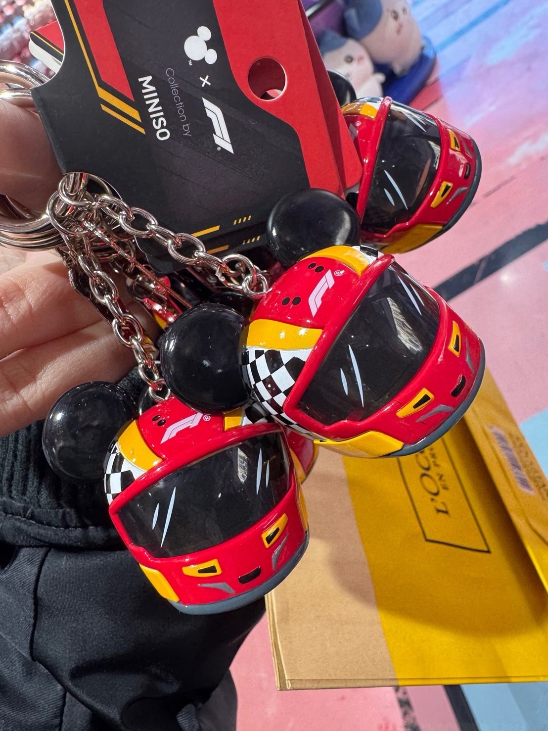 <超限量🔥> F1 x Disney x Miniso 聯名 迪士尼 米奇 安全帽 吊飾