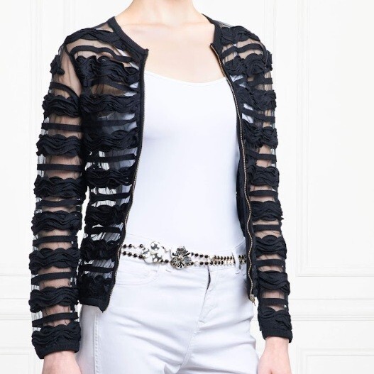 1AF0323-219 [ANNE FONTAINE] Paloma Knitwear Black #P19F12303 (EU)