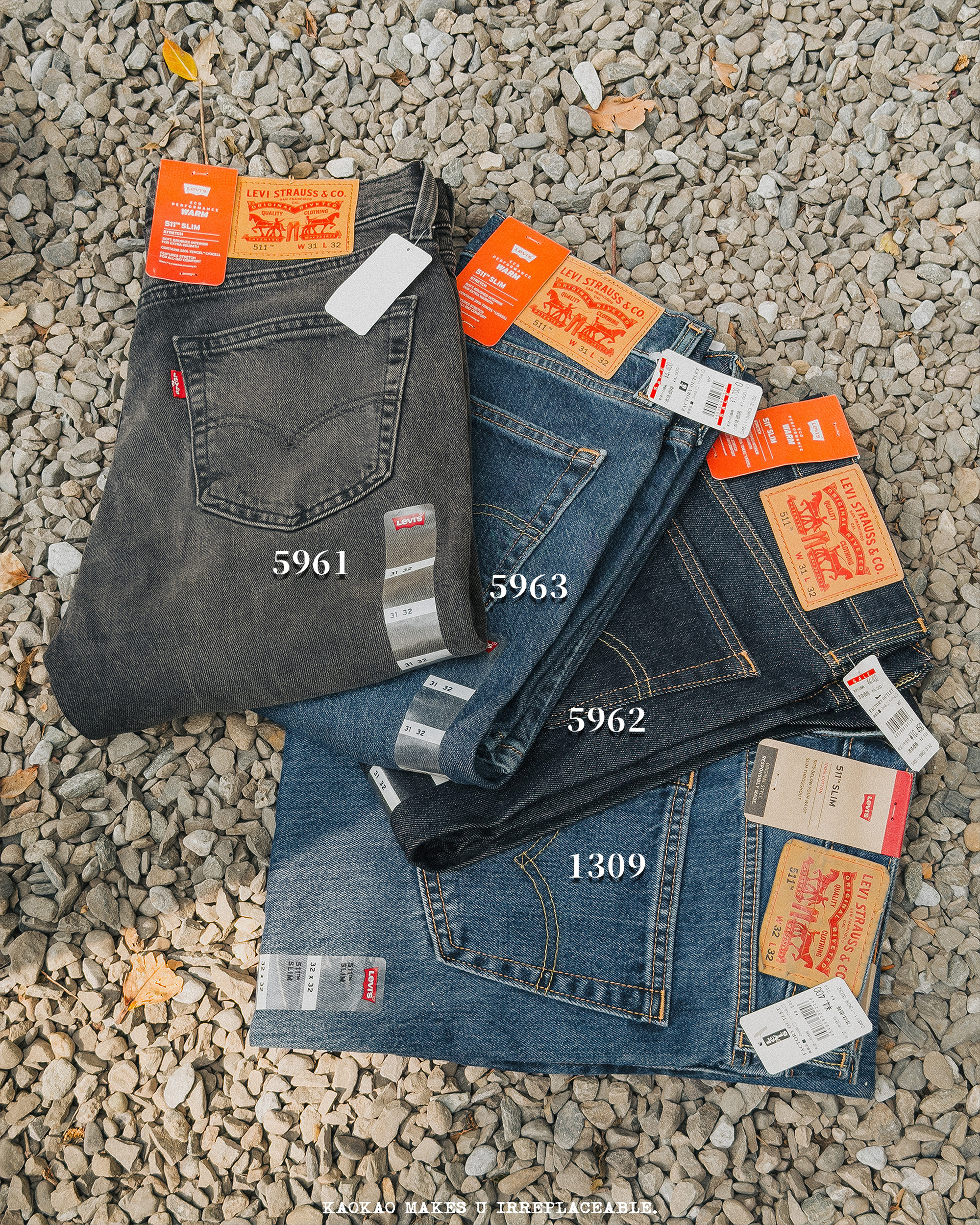 2026日本連線Levi's 511™修身牛仔褲「5963藍/5962丹寧藍」