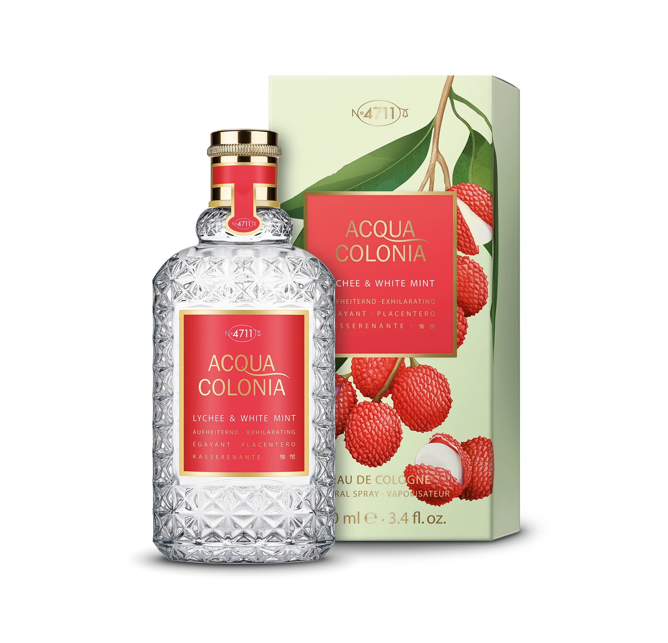 4711 Acqua Colonia Lychee & White Mint EDC NS 荔枝與白薄荷古龍水 (100ml) (A80)