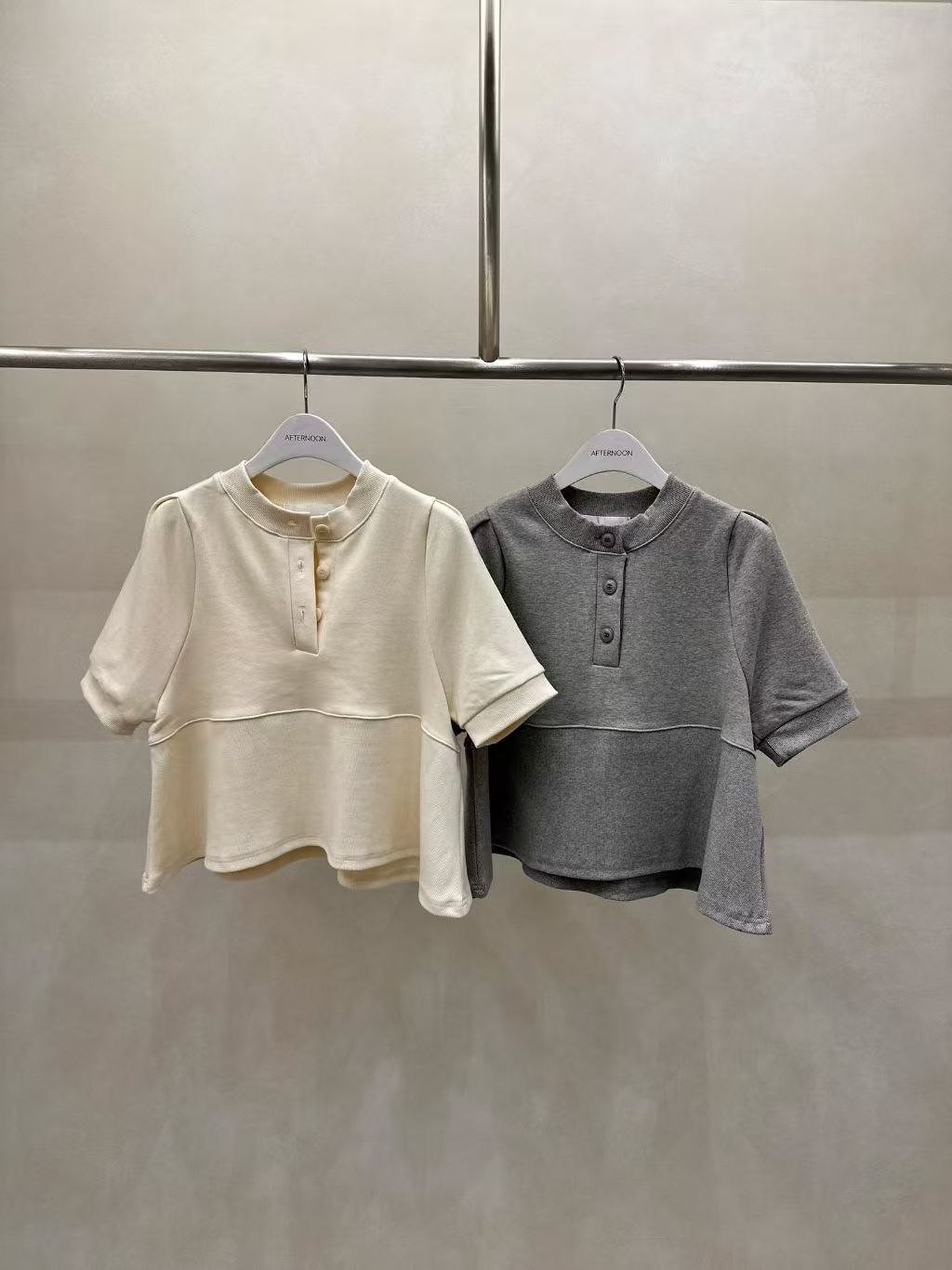 AF6028 亨利領車線上衣