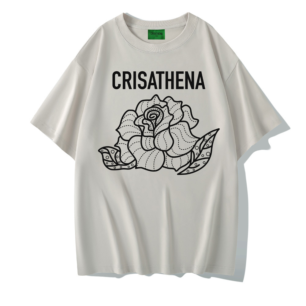0324CA35-CRTNA- Crisathena TEE 紫色/ 灰色/ 粉紅色/ 白色, S/ M/ L/ XL/ XXL/ XXXL (A35)
