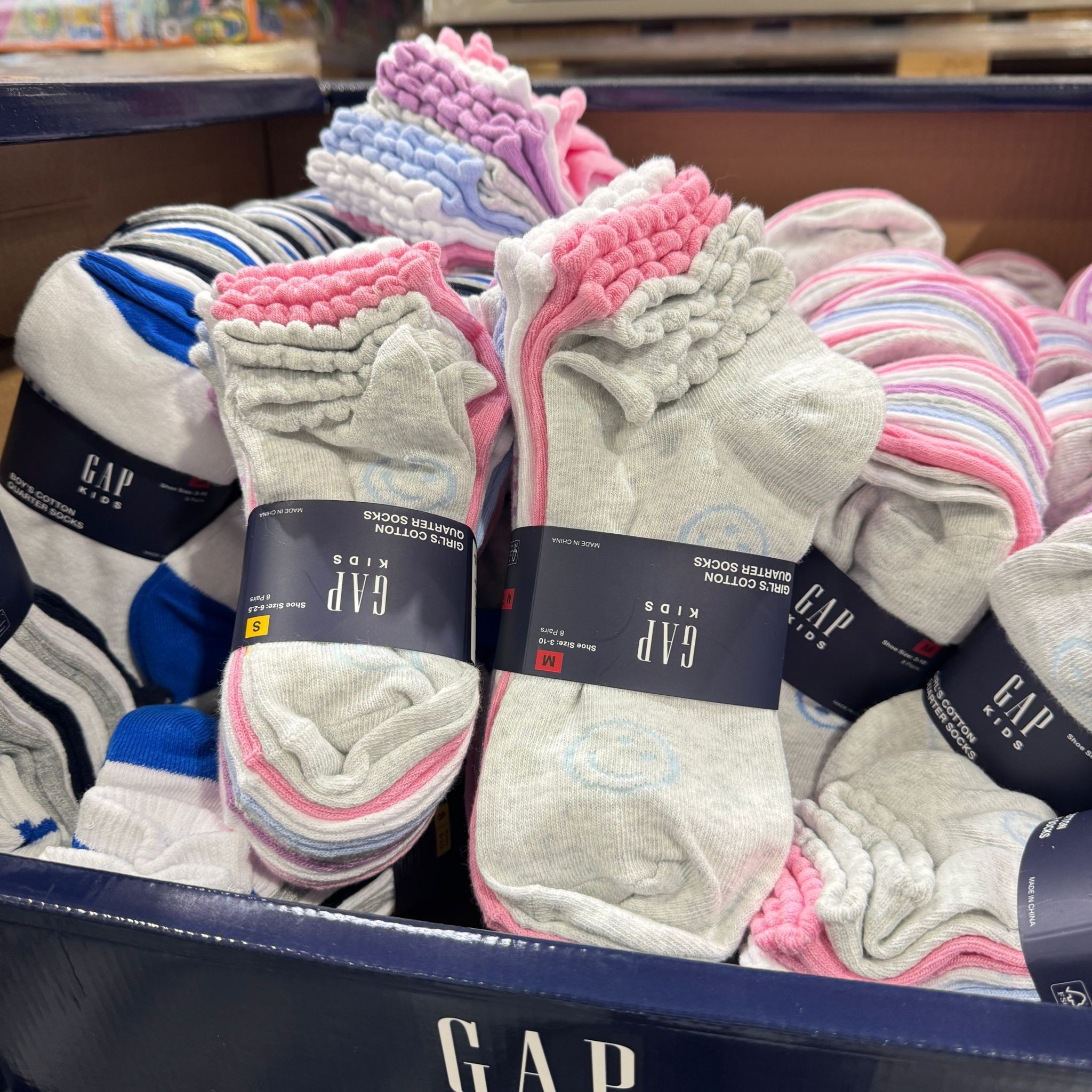 260323 GAP KIDS QUARTER SOCK 8對入