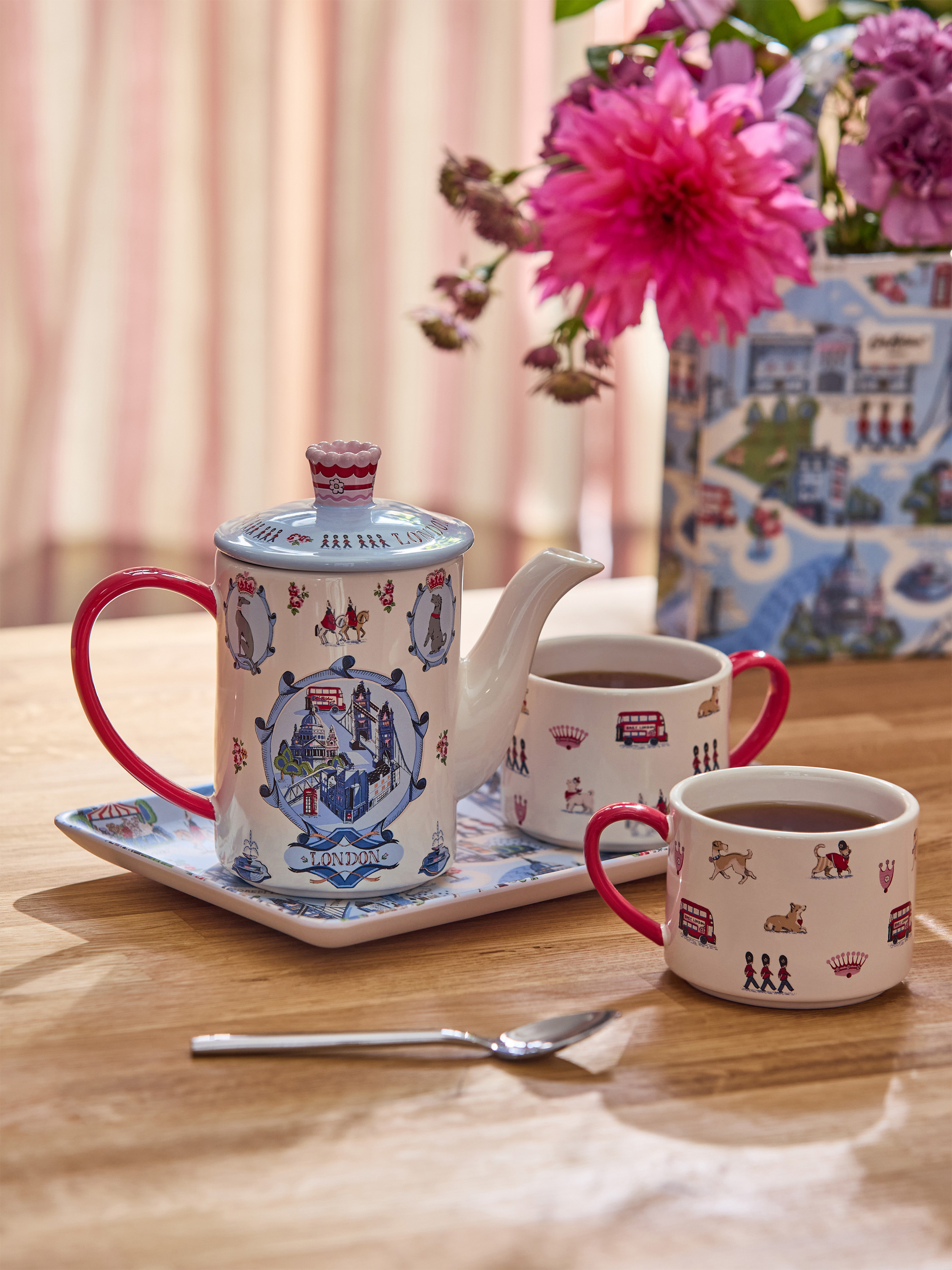 London Town 英式風味一壺二杯茶具組