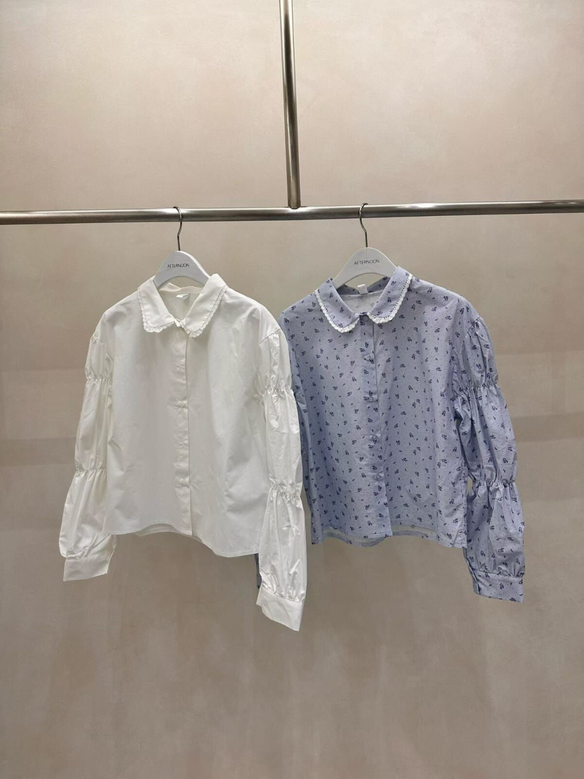 AF6037 束袖花邊恤衫