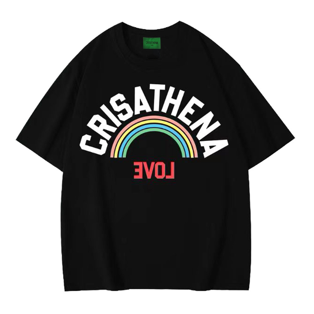 0324CA38-CRTNA- Crisathena TEE 黑色/ 靛藍色/ 粉紅色, S/ M/ L/ XL/ XXL (A38)