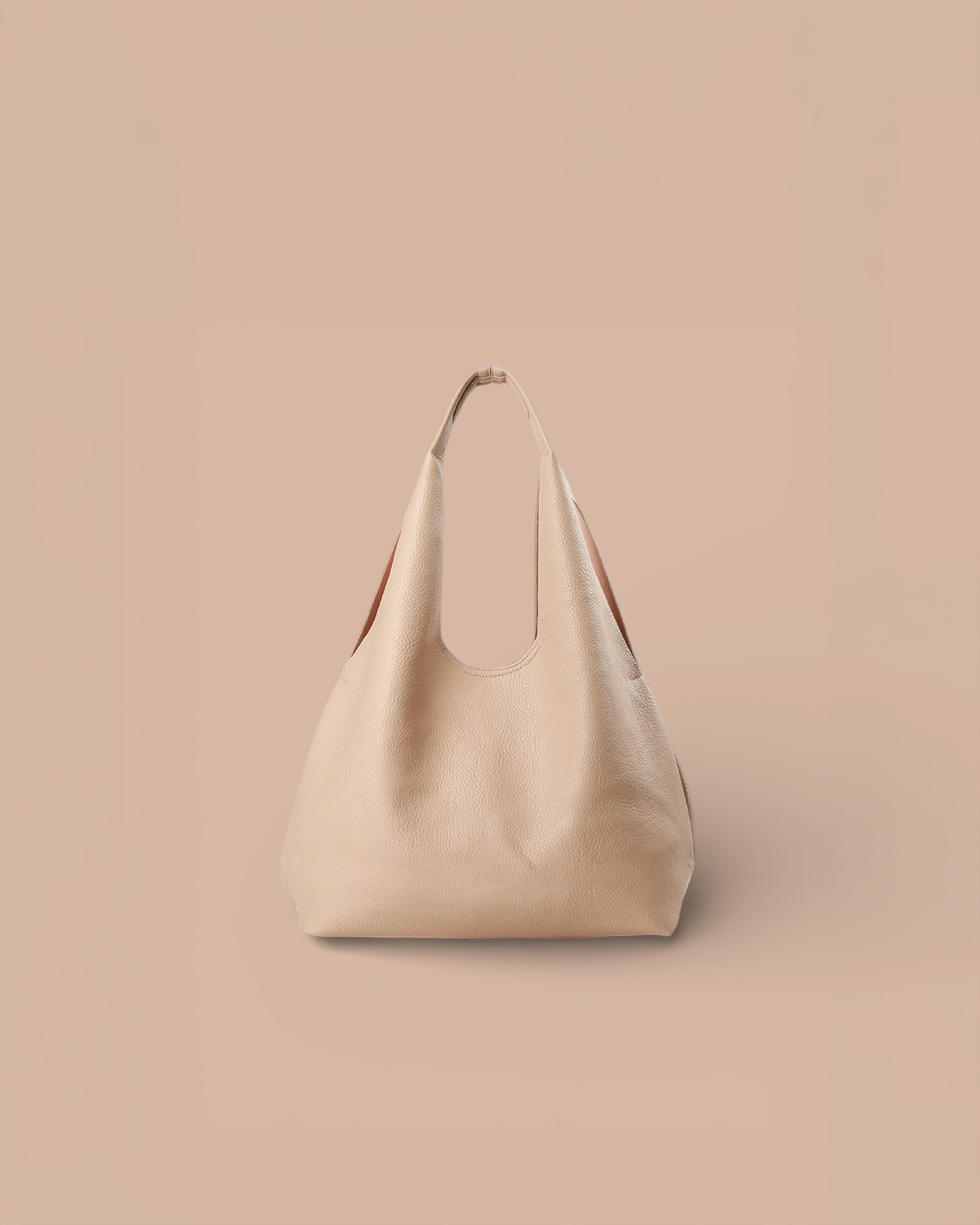 Fairy 素面簡約肩背包 粉紅