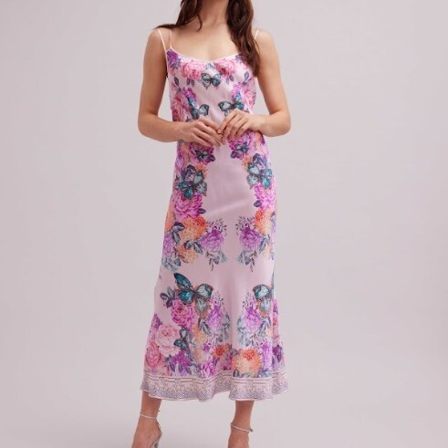 1AF0323-283 [ANNE FONTAINE] Haitza Dresses Cotton Candy #P22F210752 (EU)
