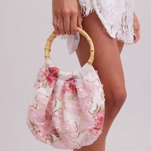 1AF0323-321 [ANNE FONTAINE] Cesar Bags Cotton Candy #P23A026752 (EU)