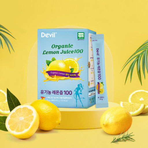 XC037 PV 100% NFC有機檸檬汁 15g*30包*4 (買3送1套裝) EXP:2027-06-17