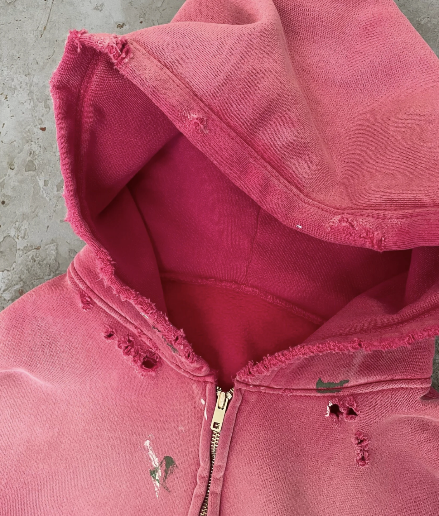 [現貨] MOOJIMOOJI OVERSIZED ZIP UP HOODIE | STREET RED