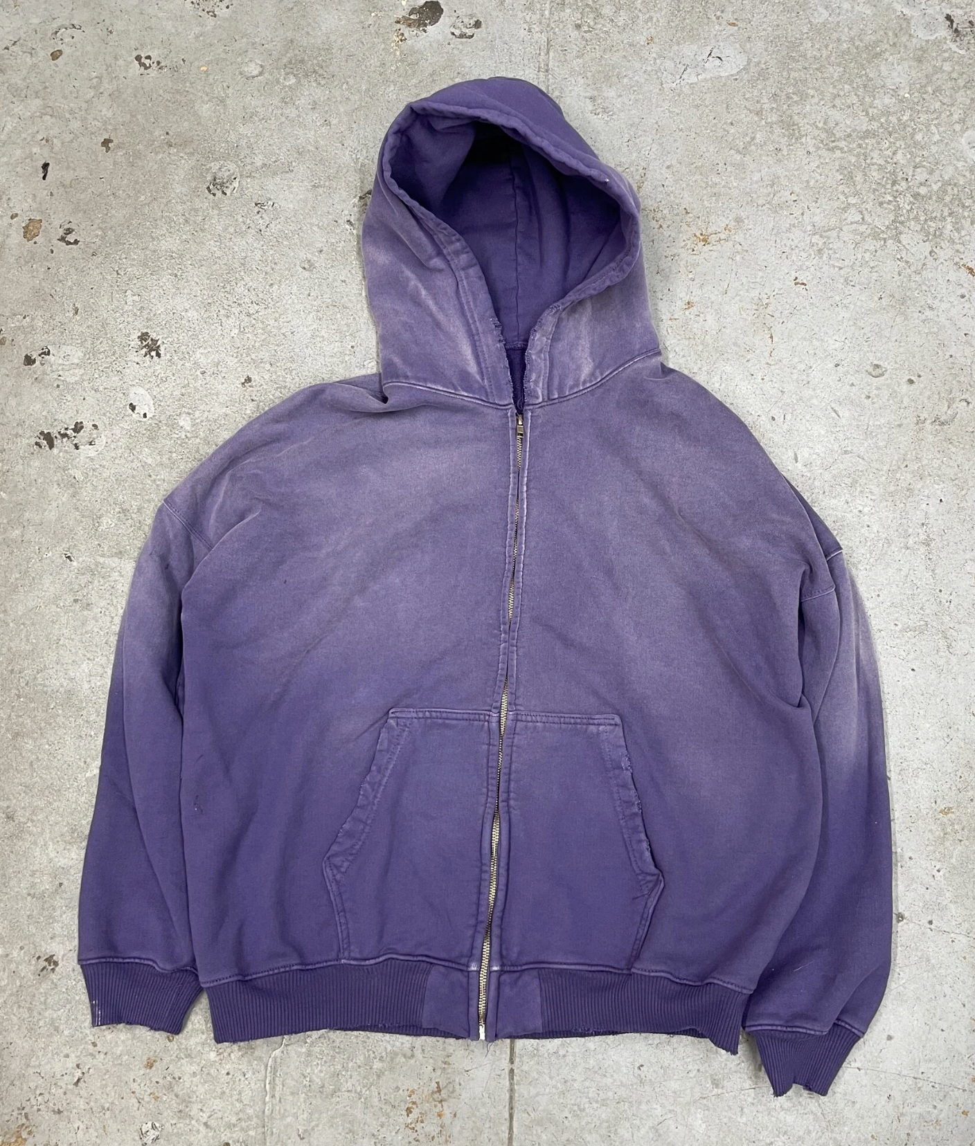 [現貨] MOOJIMOOJI OVERSIZED ZIP UP HOODIE | AGED PURPLE