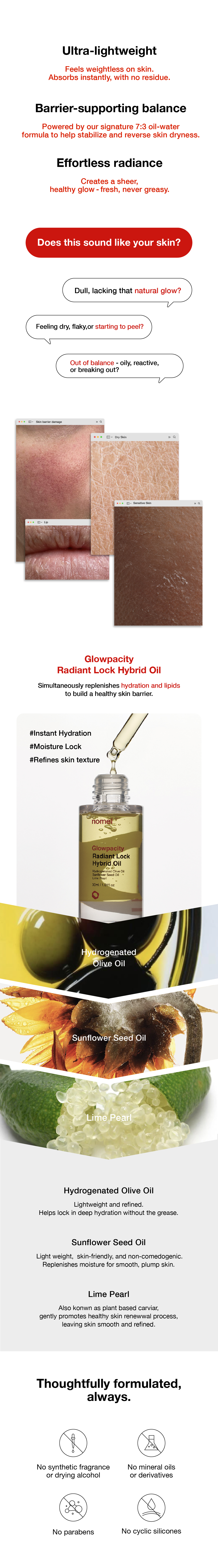 Hybrid Oil lock in hydration