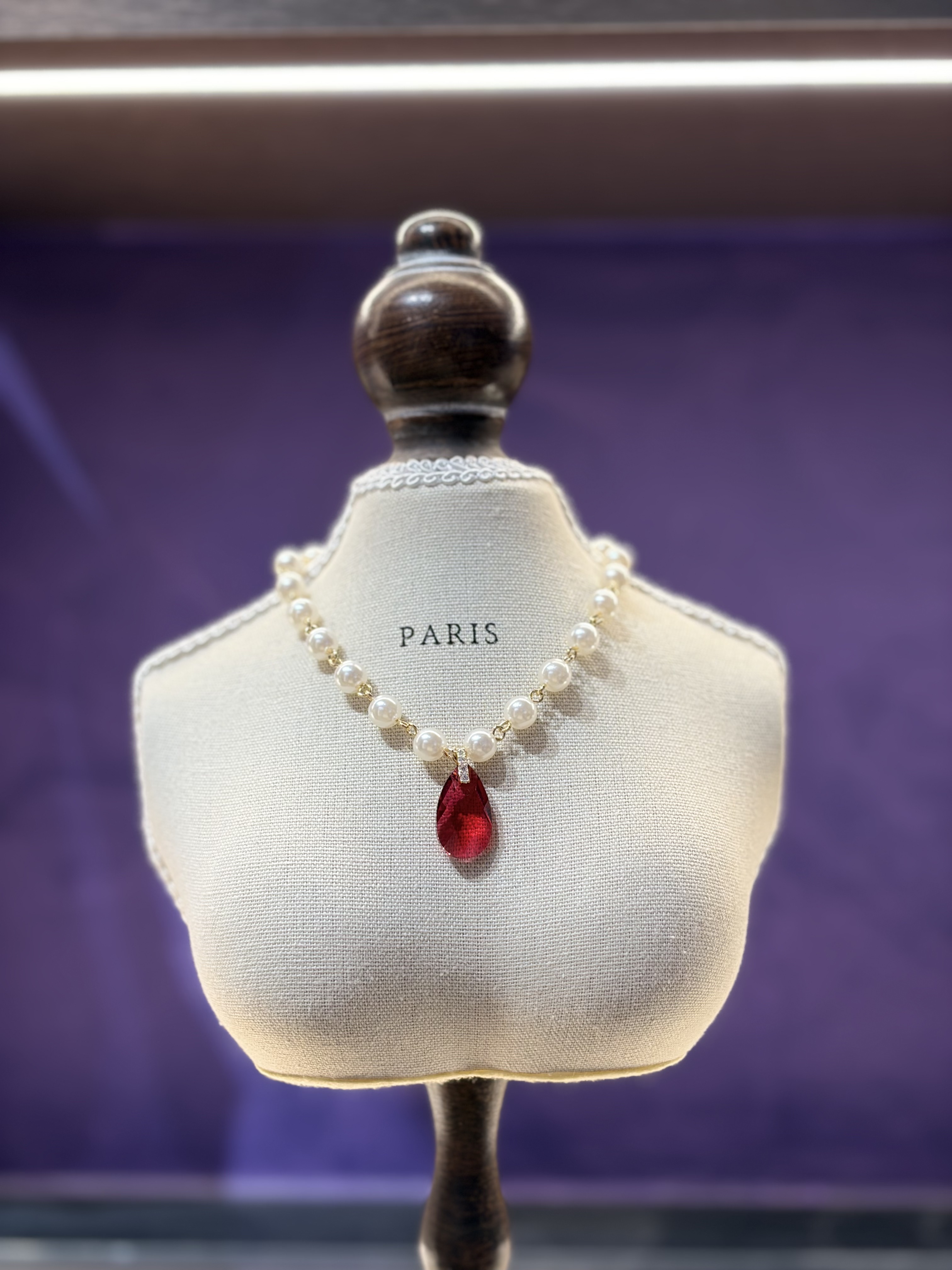 Salon de Peony 紅寶石項鍊