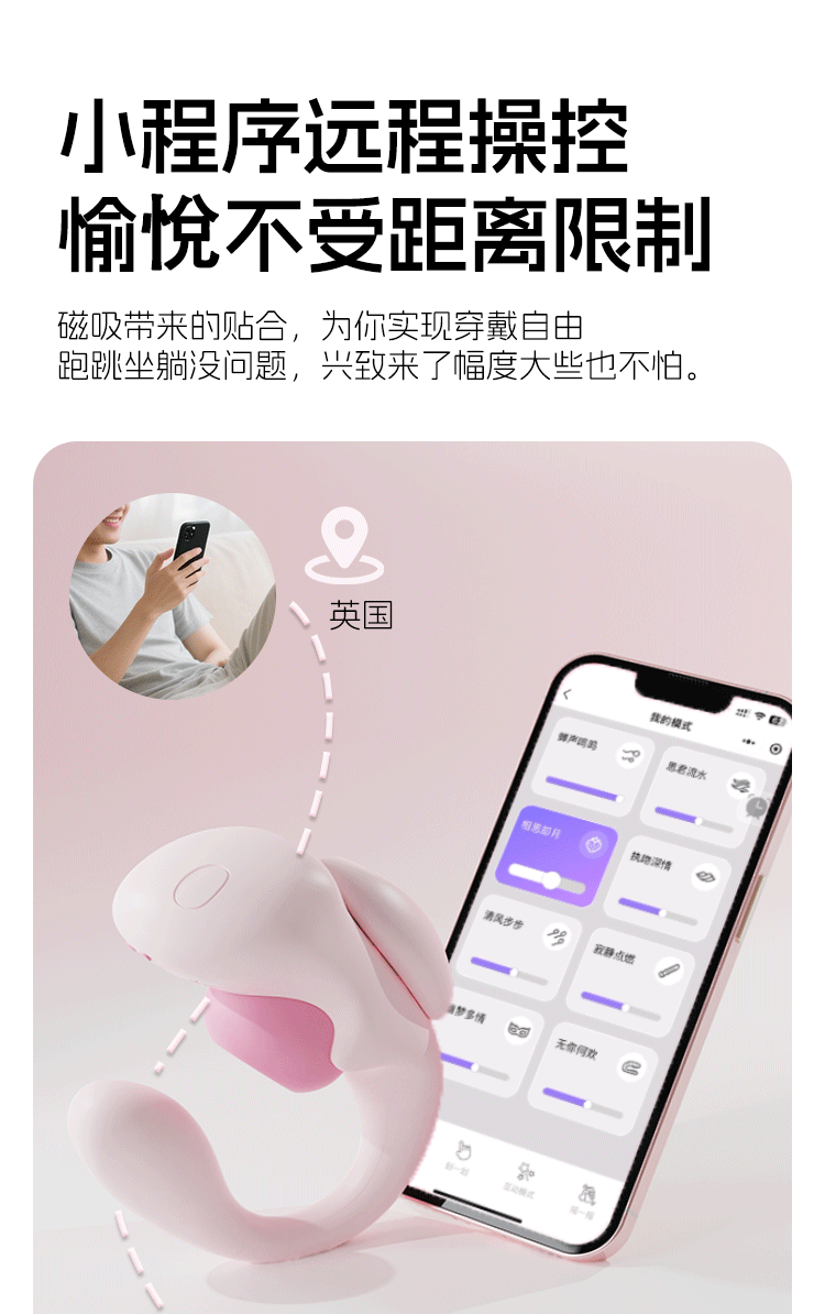 yyhorse 精靈龍 智能遠程 穿戴式雙點刺激震動吸吮器