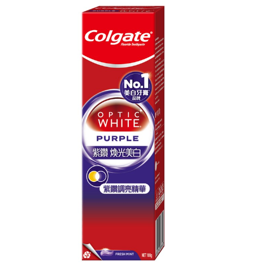 Colgate Optic White 紫鑽煥光美白 100g