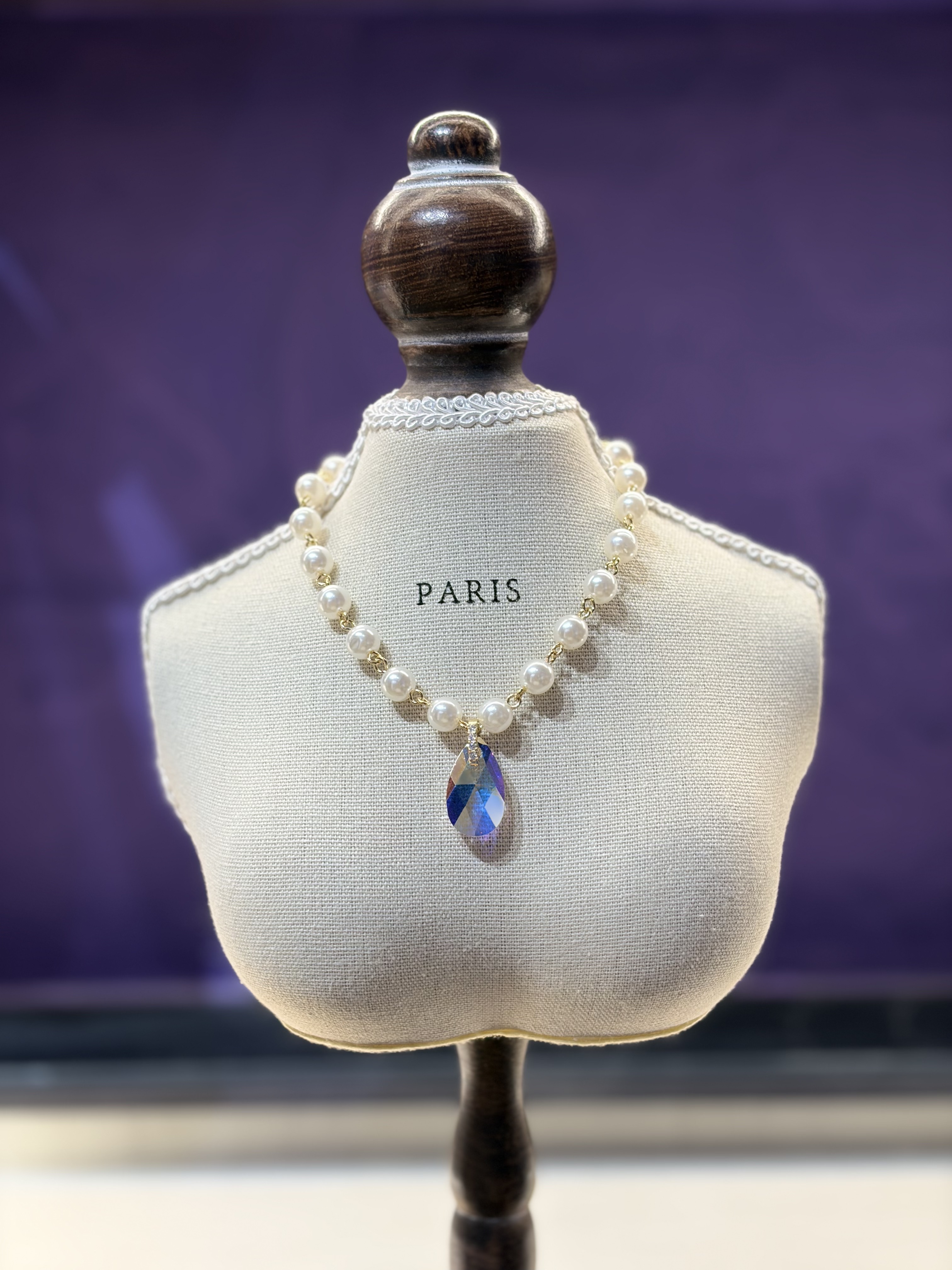 Salon de Peony 虹色寶石項鍊