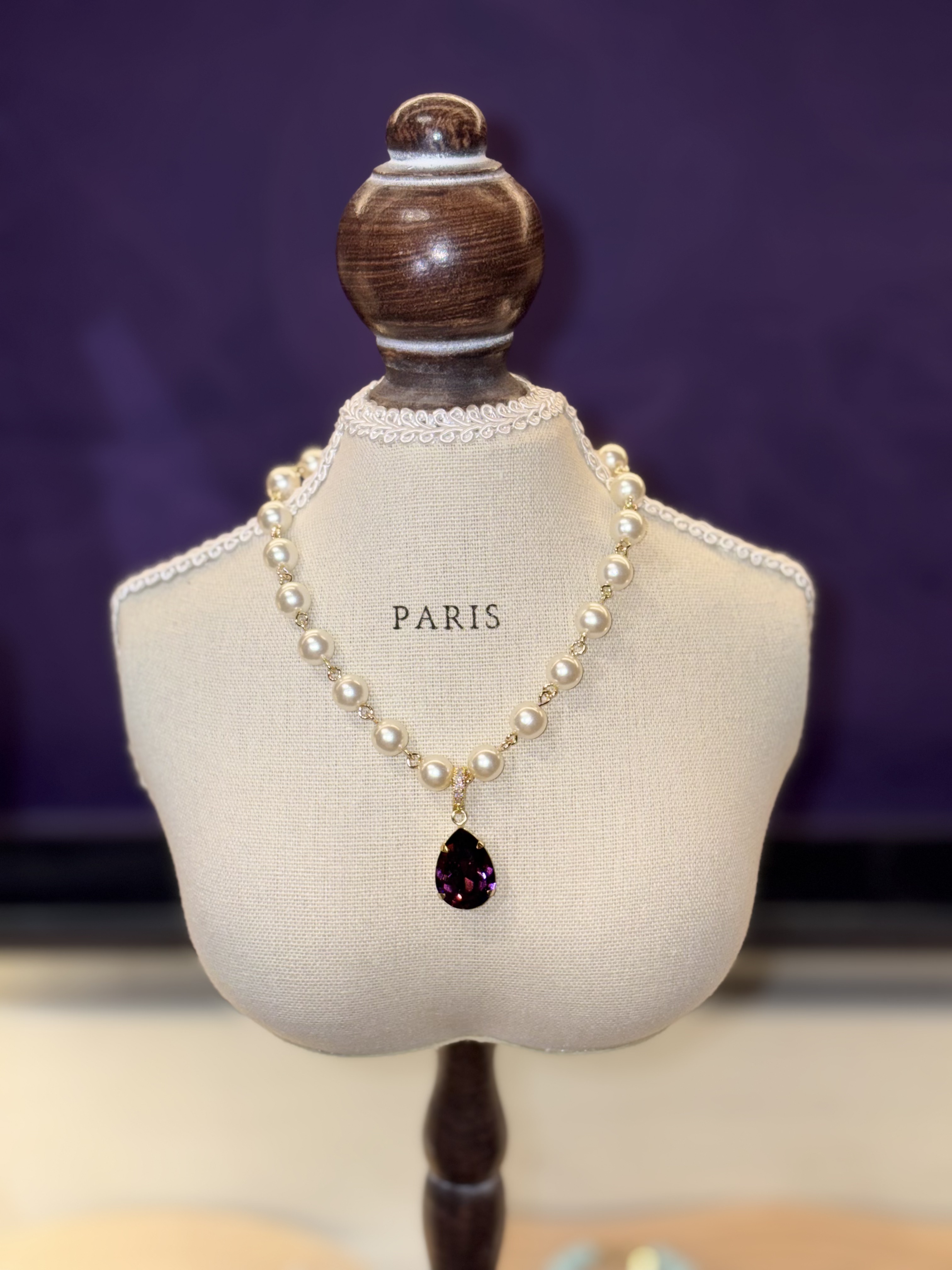 Salon de Peony 紫寶石項鍊
