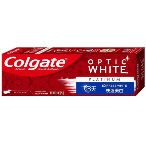 Colgate Optic White 3天快速美白 85g