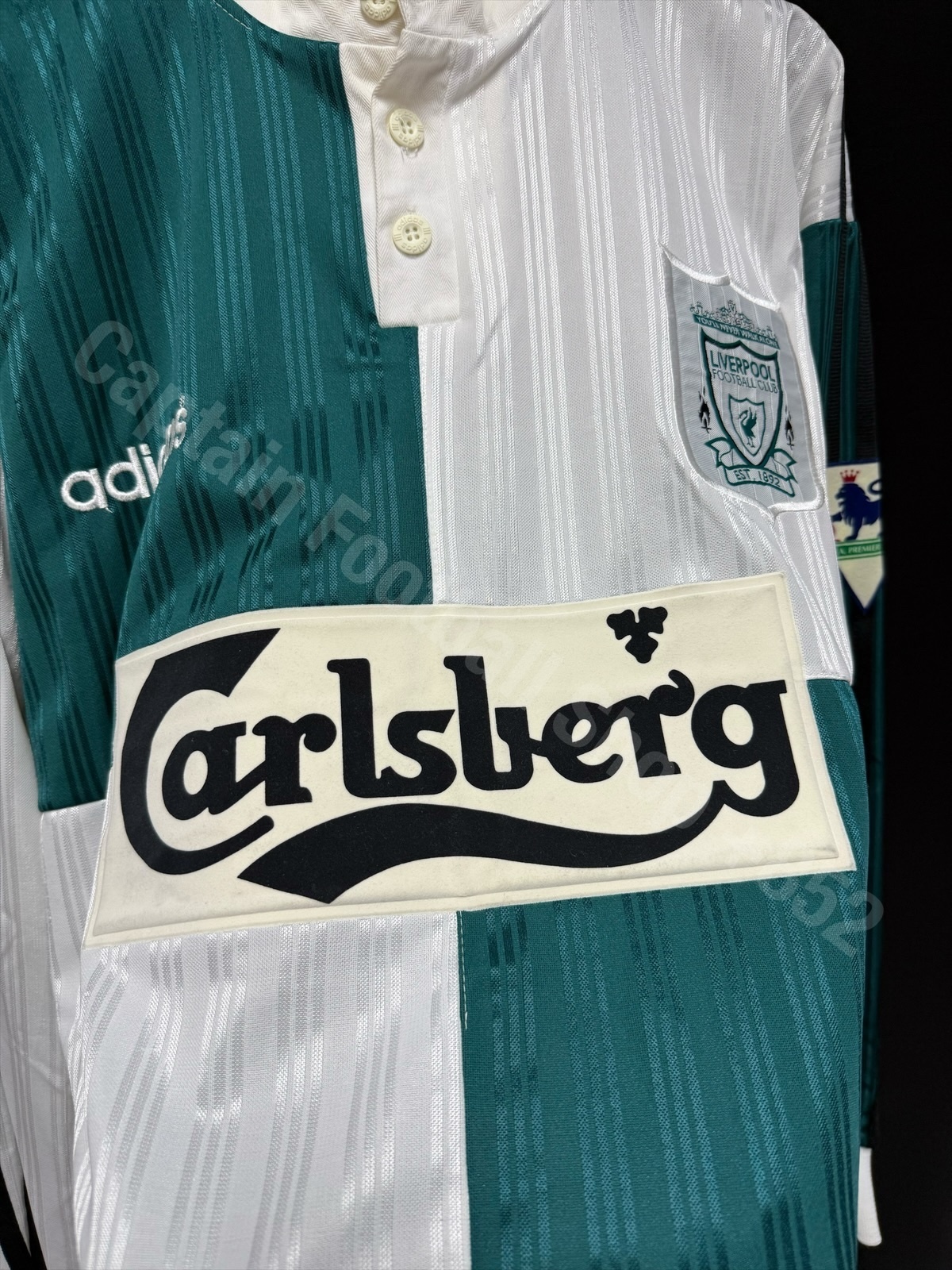 Liverpool 1995-1996 Adidas L/S Away Shirt #17 MCMANAMAN