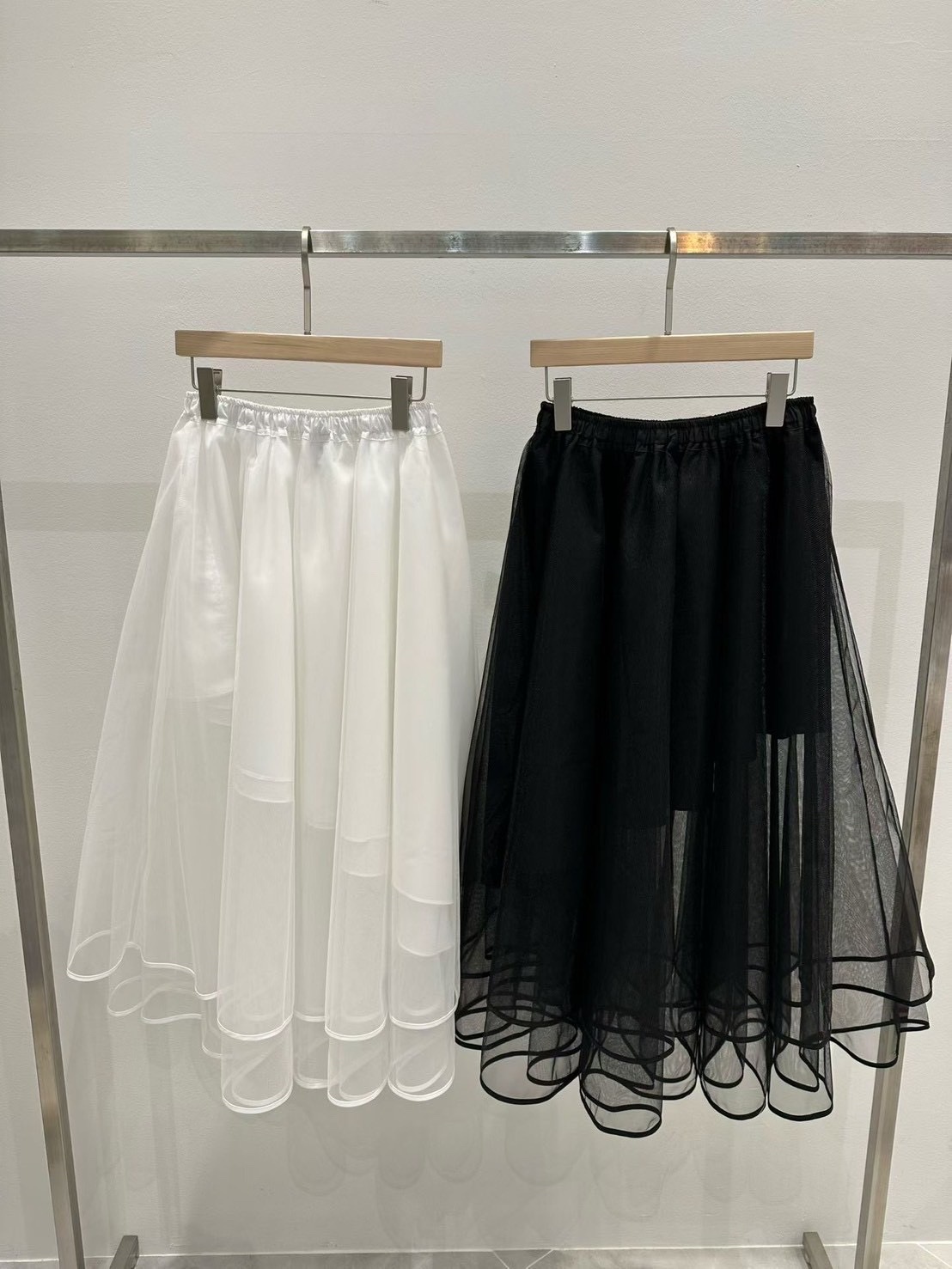 正韓雙層蓬蓬紗裙