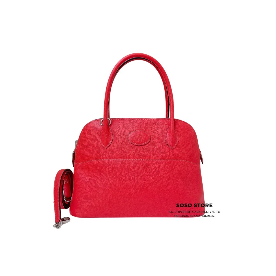 Hermes Bolide 25 - Rouge Casaque / SHW