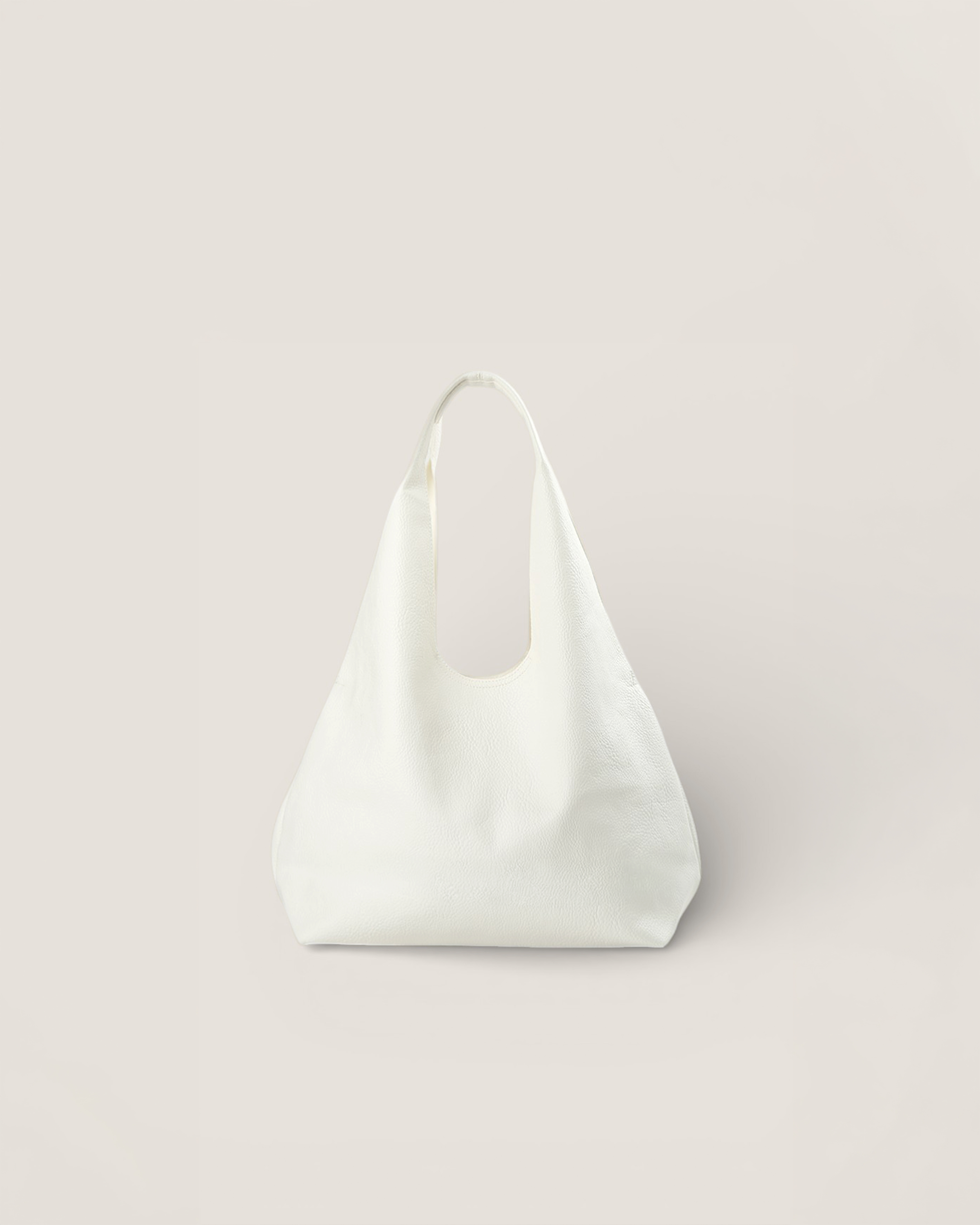 Fairy 素面簡約肩背包 白色