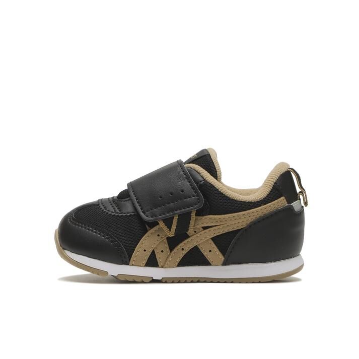 Asics Idaho Baby KT-ES A 日本新款 黑奶茶 魔鬼氈 小童 童鞋 1144A448-001