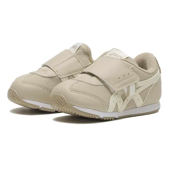 Asics Idaho Baby KT-ES A 日本新款 奶茶色 魔鬼氈 小童 童鞋 1144A448-200