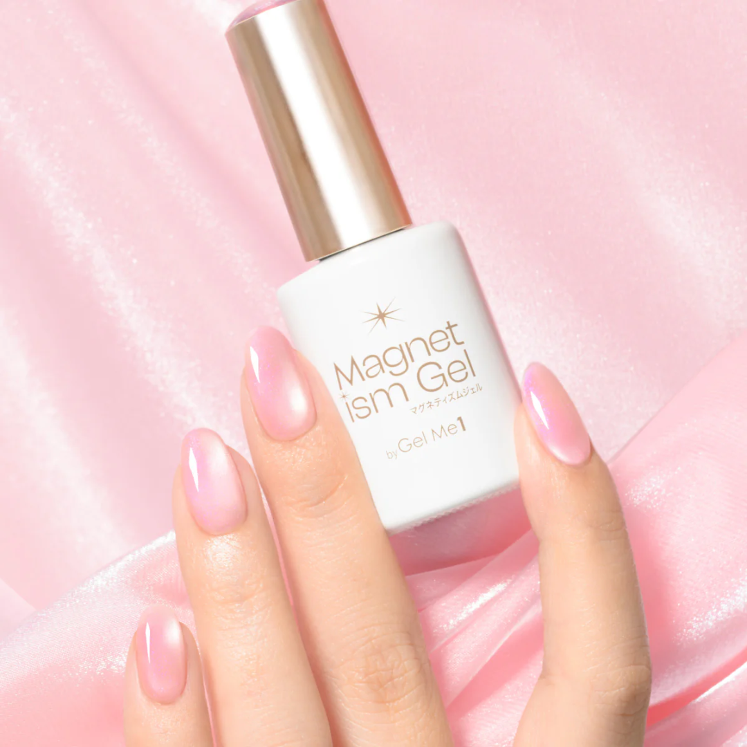 日本Gelme1 Magnetism Gel 可撕式Gel貓眼磁石Gel甲油 GMG3-13 Brushing Pink