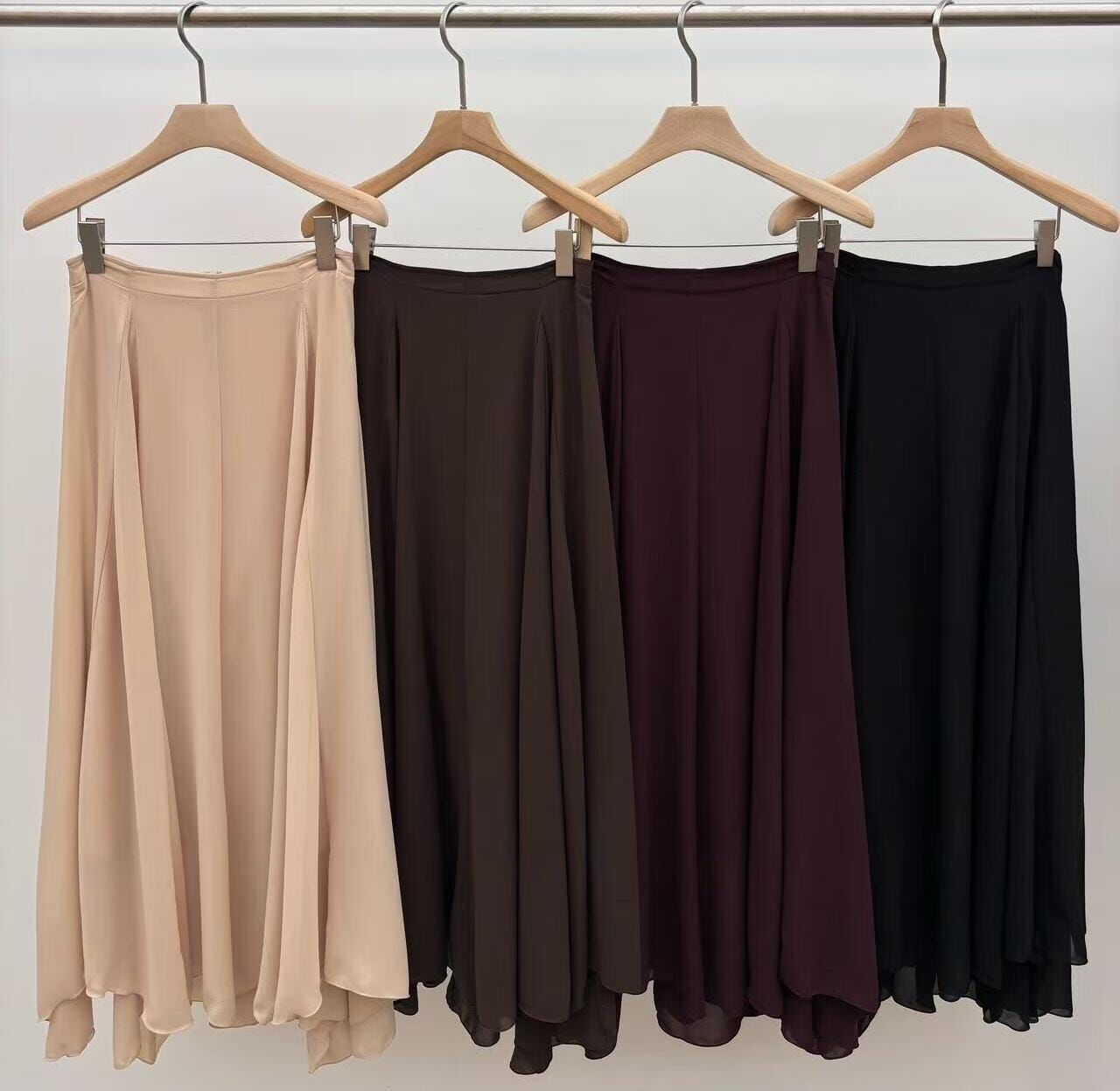 JU6038 不規則浪漫長裙