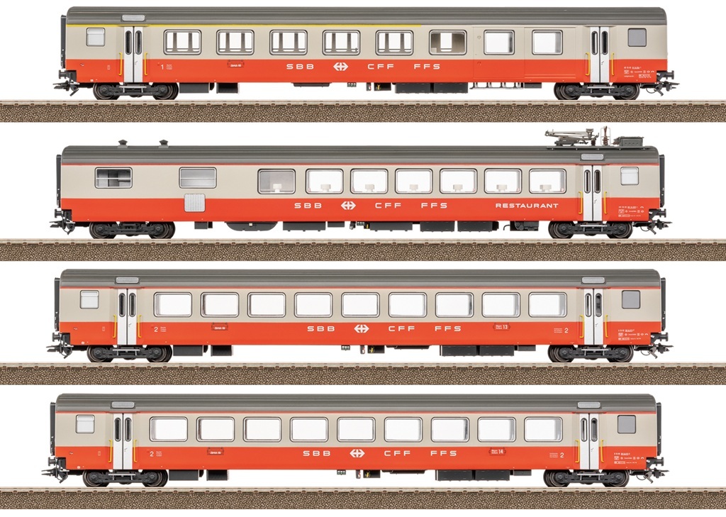 Trix 23690 HO Scale Swiss Express Passenger Car Set